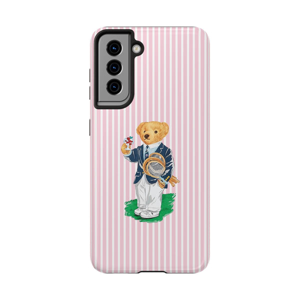 Preppy Teddy Bear Phone Case - Tough & Trendy Protection