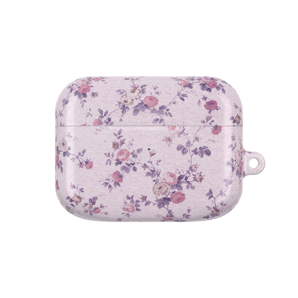 Preppy Purple Floral Pattern AirPod Case, , Gift for Her, Cute Accessories,  Lavender