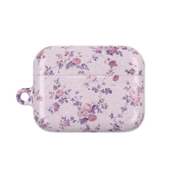 Preppy Purple Floral Pattern AirPod Case, , Gift for Her, Cute Accessories,  Lavender