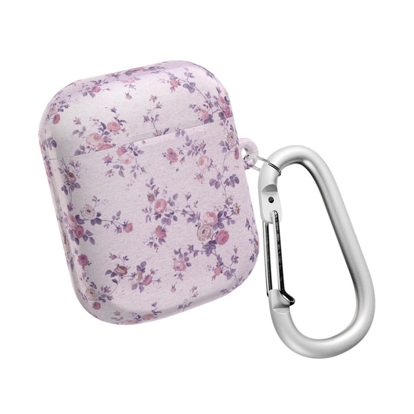 Preppy Purple Floral Pattern AirPod Case, , Gift for Her, Cute Accessories,  Lavender