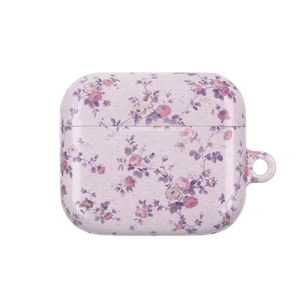 Preppy Purple Floral Pattern AirPod Case, , Gift for Her, Cute Accessories,  Lavender