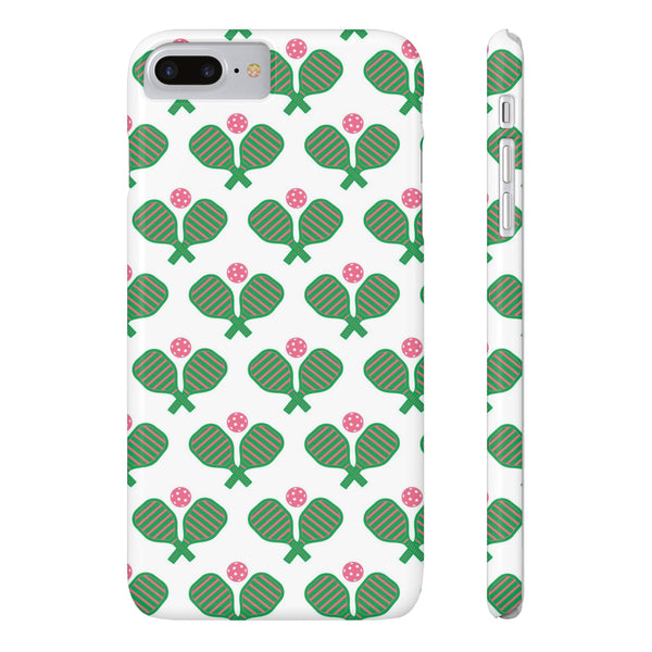 Pickle Ball Pickleball Lover Phone Case, Samsung,  iPhone Case Slim and Sleek, Preppy and Classic, Impact Resistant Shell