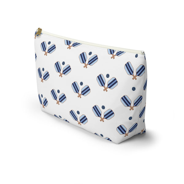 Pickleball Pattern  - Accessory Zip Pouch Available in Two Sizes