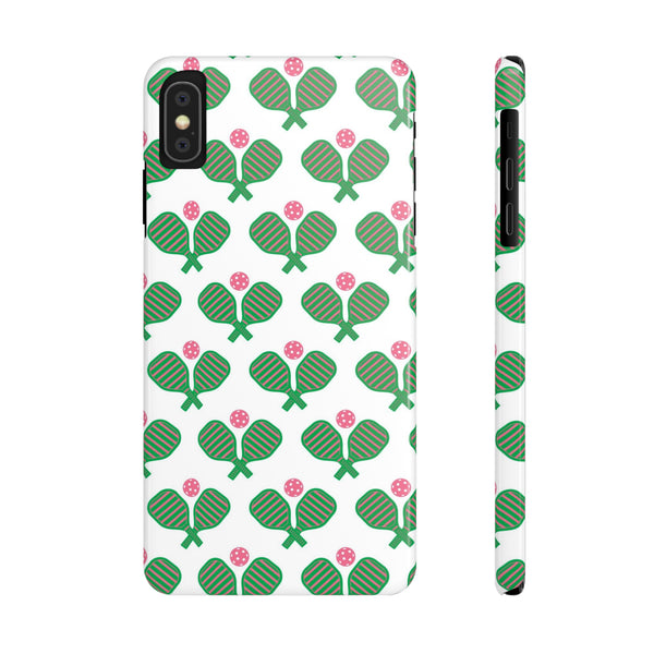 Pickle Ball Pickleball Lover Phone Case, Samsung,  iPhone Case Slim and Sleek, Preppy and Classic, Impact Resistant Shell
