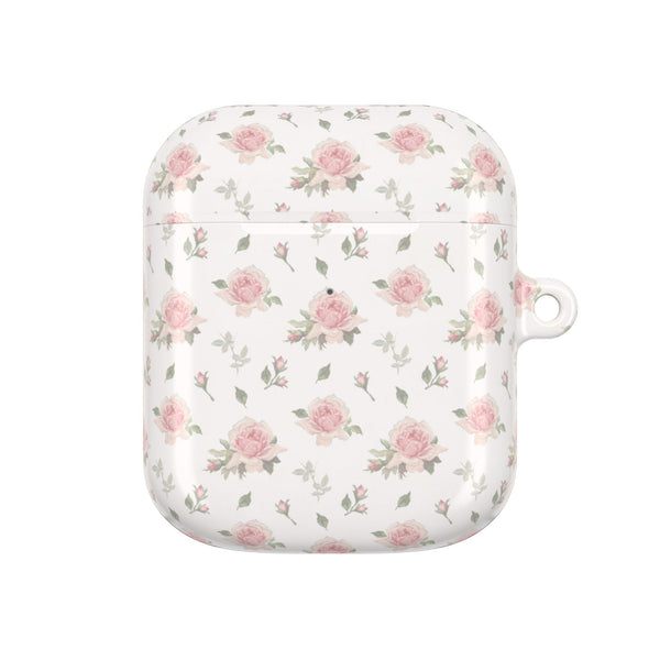 Preppy Pink Foral Pattern AirPod Case, , Gift for Her, Cute Accessories, preppy Flower Pattern AirPods Cover, Grand Millennial