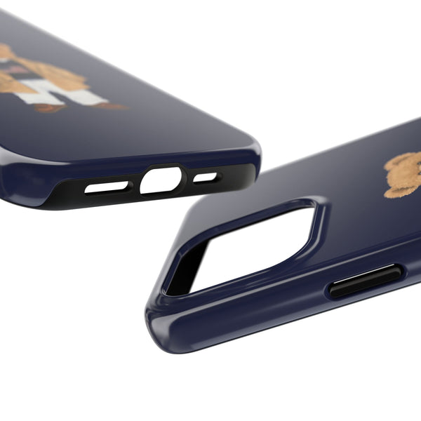 Stylish Teddy Bear Tough Phone Case - Perfect for Trendsetters