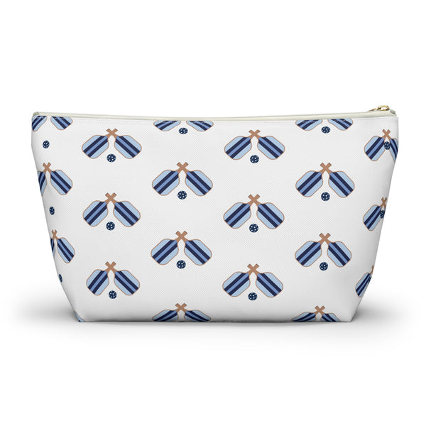 Pickleball Pattern  - Accessory Zip Pouch Available in Two Sizes
