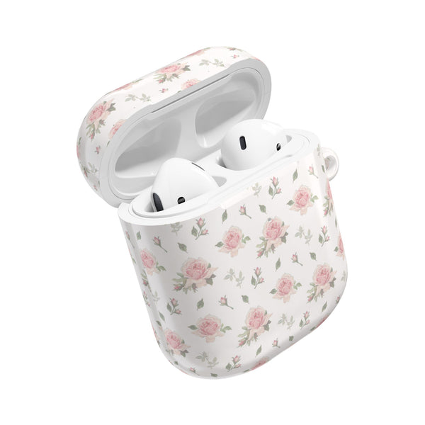 Preppy Pink Foral Pattern AirPod Case, , Gift for Her, Cute Accessories, preppy Flower Pattern AirPods Cover, Grand Millennial