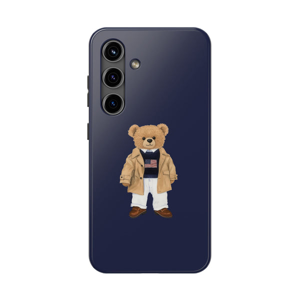 Stylish Teddy Bear Tough Phone Case - Perfect for Trendsetters