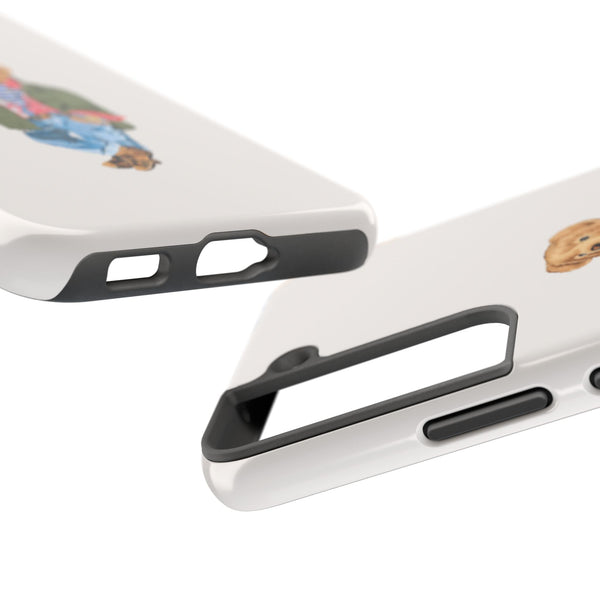Phone Case - Preppy Bear Cargo Jacket White
