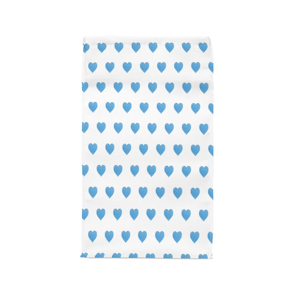 Preppy Insulated Stay Cool Lunch Bag - Watercolor Blue Hearts - Water Resistant