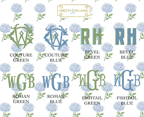 Phone Case - Blue Hydrangea Print