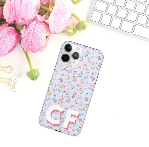 Phone Case - Love Ditsy Floral Pale Blue