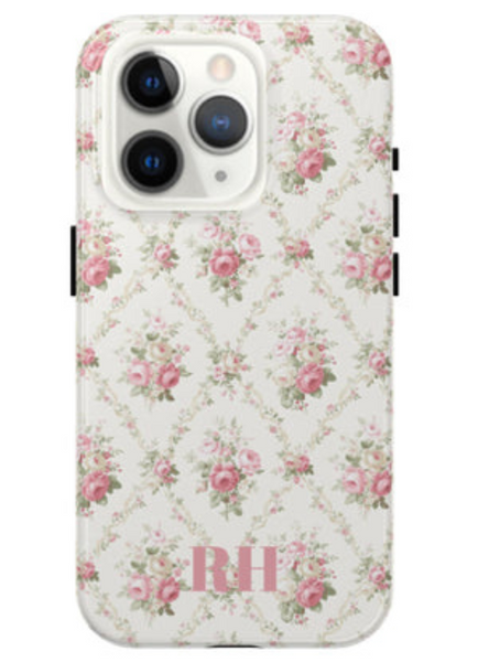 Phone Case -  Romantic Floral White