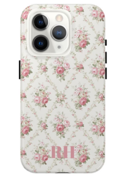 Phone Case -  Romantic Floral White