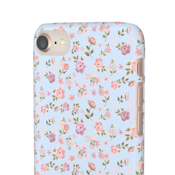 Loveshackfancy Shabby Chic Ditsy Floral Blue Phone Case