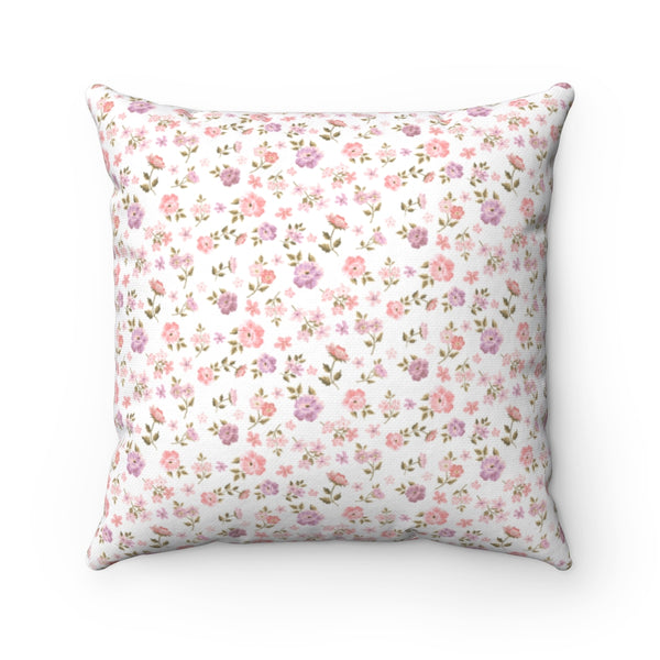 Floral Shabby Chic Love Shack Fancy Inspired  pillow with insert - zip closure feminine teen room ditsy floral
