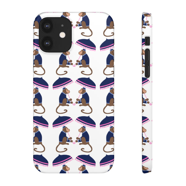 Monkey See Monkey Do Navy Phone Case