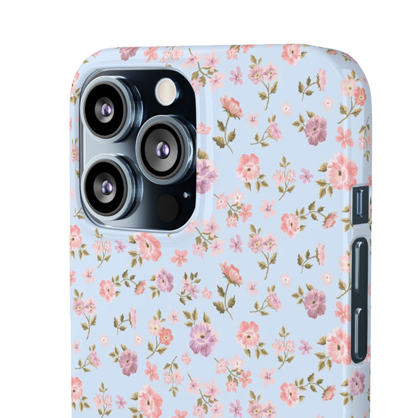 Loveshackfancy Shabby Chic Ditsy Floral Blue Phone Case