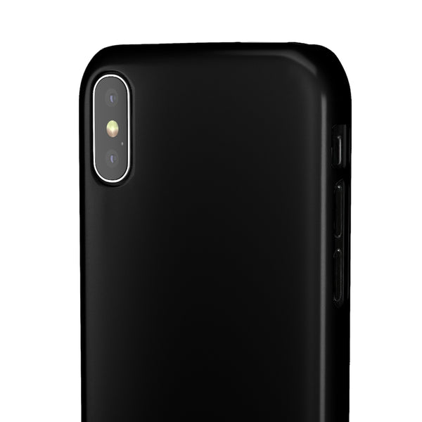 SLEEK Version Pretty Printing X Beautycounter Phone Case Black with White Logo
