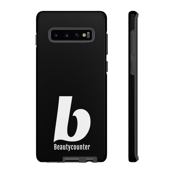 TOUGH Version Pretty Printing X Beautycounter Limited Edition Case Black with White logo