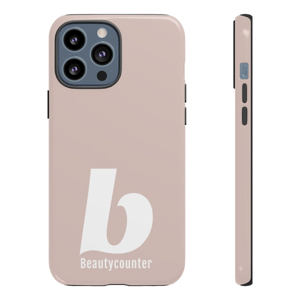 TOUGH Version Pretty Printing X Beautycounter Limited Edition Case Blush with White logo
