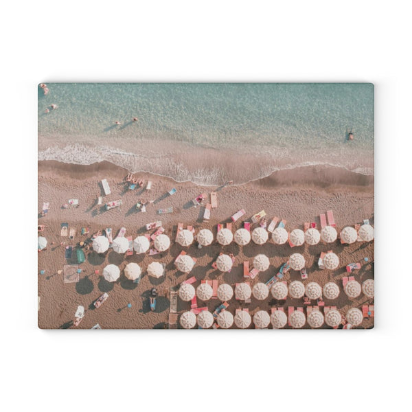 Cutting Board, Aerial Beach Scene choose 8x11 or 11x15 Makes the perfect hostess gift