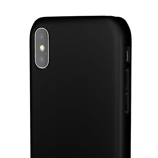 SLEEK Version Pretty Printing X Beautycounter Phone Case Black with White Logo