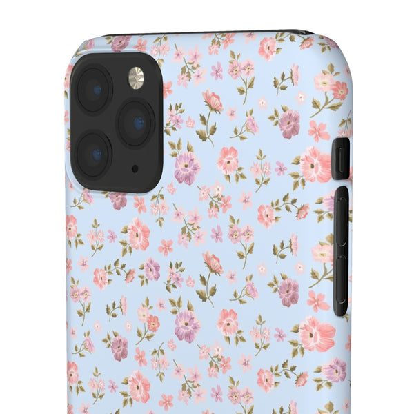 Loveshackfancy Shabby Chic Ditsy Floral Blue Phone Case