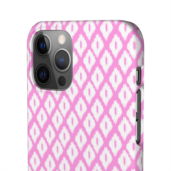 Simple Ikat Pink Phone Case