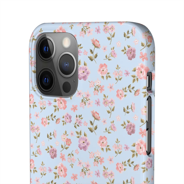 Loveshackfancy Shabby Chic Ditsy Floral Blue Phone Case