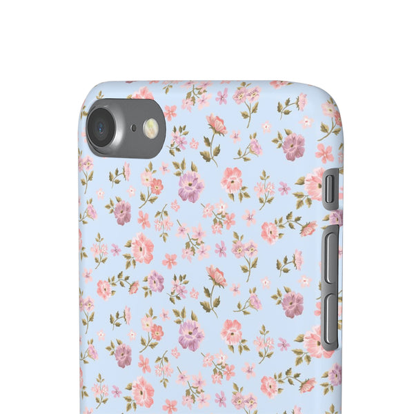 Loveshackfancy Shabby Chic Ditsy Floral Blue Phone Case