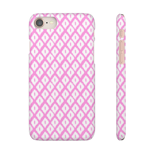 Simple Ikat Pink Phone Case