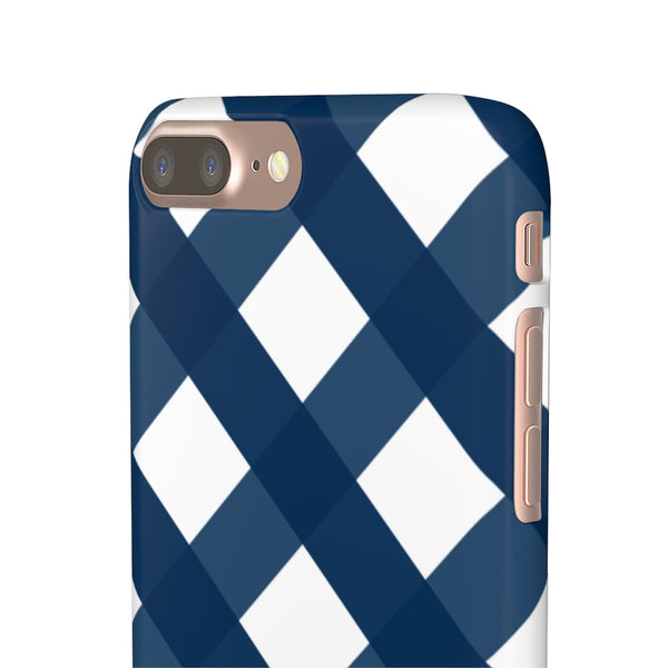SLEEK Version Pretty Printing x Beautycounter Classic Navy Gingham Phone Case