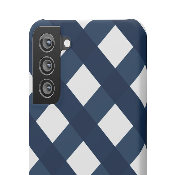 SLEEK Version Pretty Printing x Beautycounter Classic Navy Gingham Phone Case