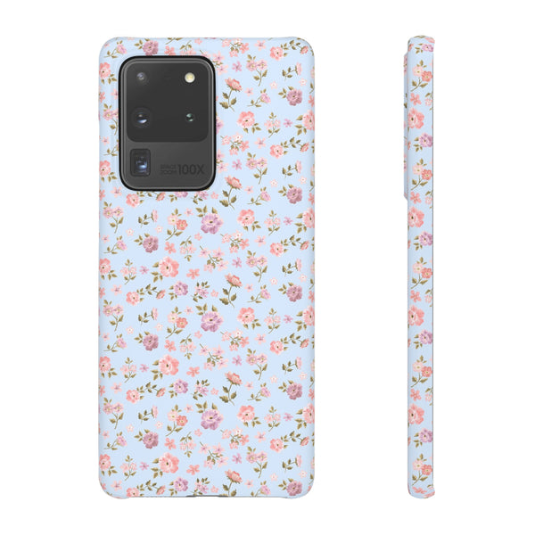 Loveshackfancy Shabby Chic Ditsy Floral Blue Phone Case