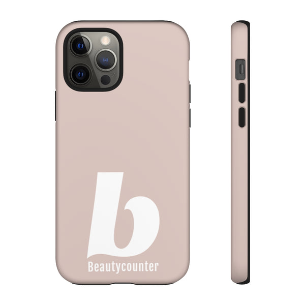 TOUGH Version Pretty Printing X Beautycounter Limited Edition Case Blush with White logo