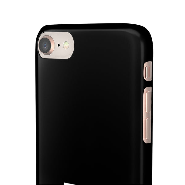 SLEEK Version Pretty Printing X Beautycounter Phone Case Black with White Logo