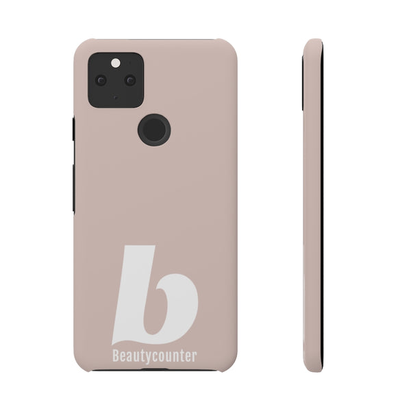 SLEEK Version Pretty Printing X Beautycounter Phone Case Blush`with White Logo