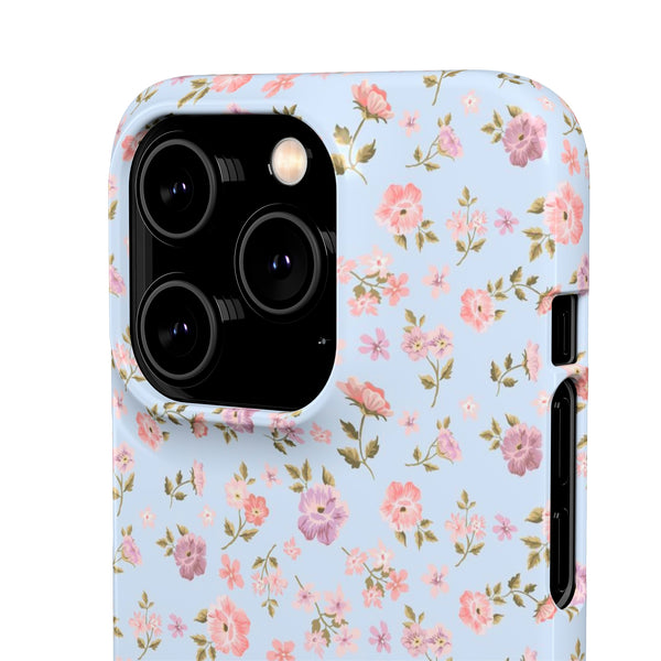 Loveshackfancy Shabby Chic Ditsy Floral Blue Phone Case