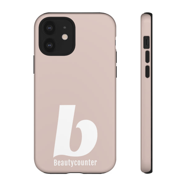 TOUGH Version Pretty Printing X Beautycounter Limited Edition Case Blush with White logo