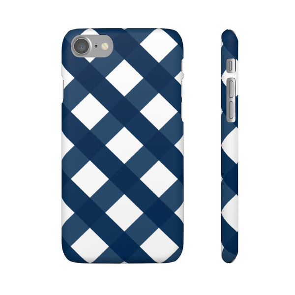 SLEEK Version Pretty Printing x Beautycounter Classic Navy Gingham Phone Case