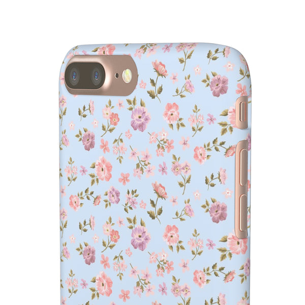 Loveshackfancy Shabby Chic Ditsy Floral Blue Phone Case