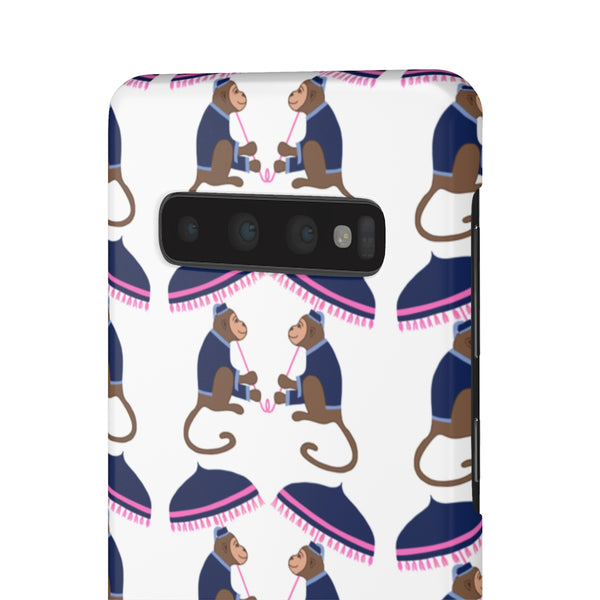 Monkey See Monkey Do Navy Phone Case