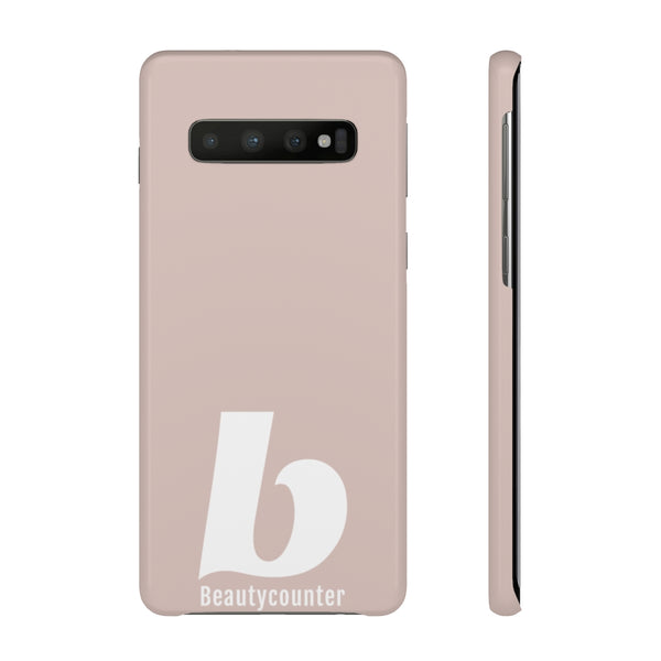 SLEEK Version Pretty Printing X Beautycounter Phone Case Blush`with White Logo