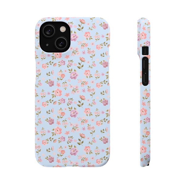 Loveshackfancy Shabby Chic Ditsy Floral Blue Phone Case