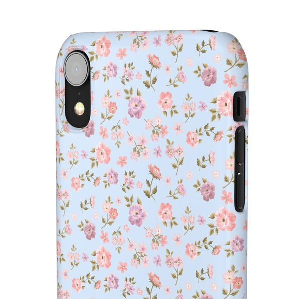 Loveshackfancy Shabby Chic Ditsy Floral Blue Phone Case