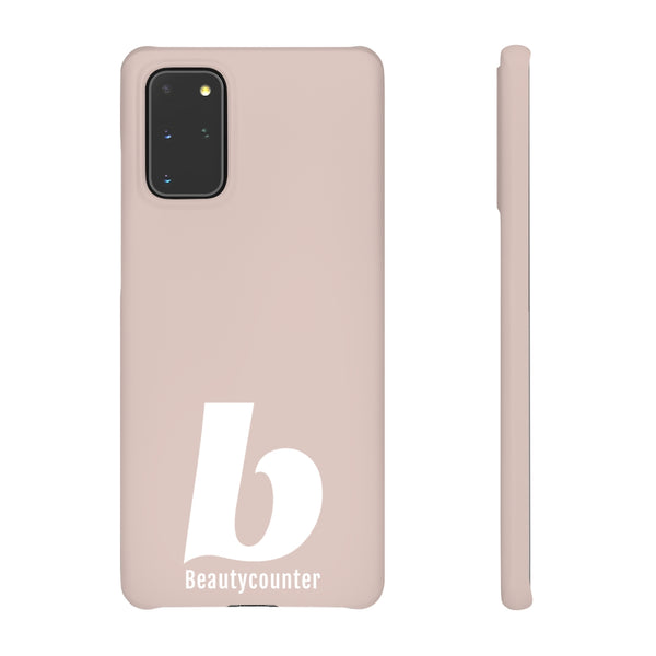 SLEEK Version Pretty Printing X Beautycounter Phone Case Blush`with White Logo