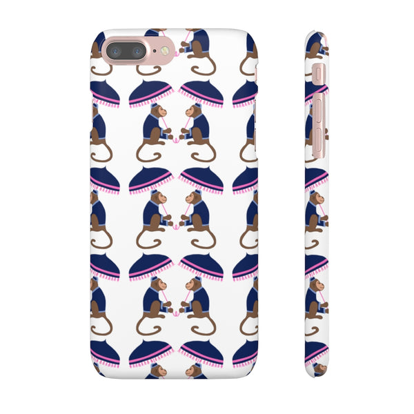 Monkey See Monkey Do Navy Phone Case