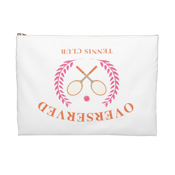 Overserved Tennis Club Zip Accessory Pouch - Available for your town or Club please email us